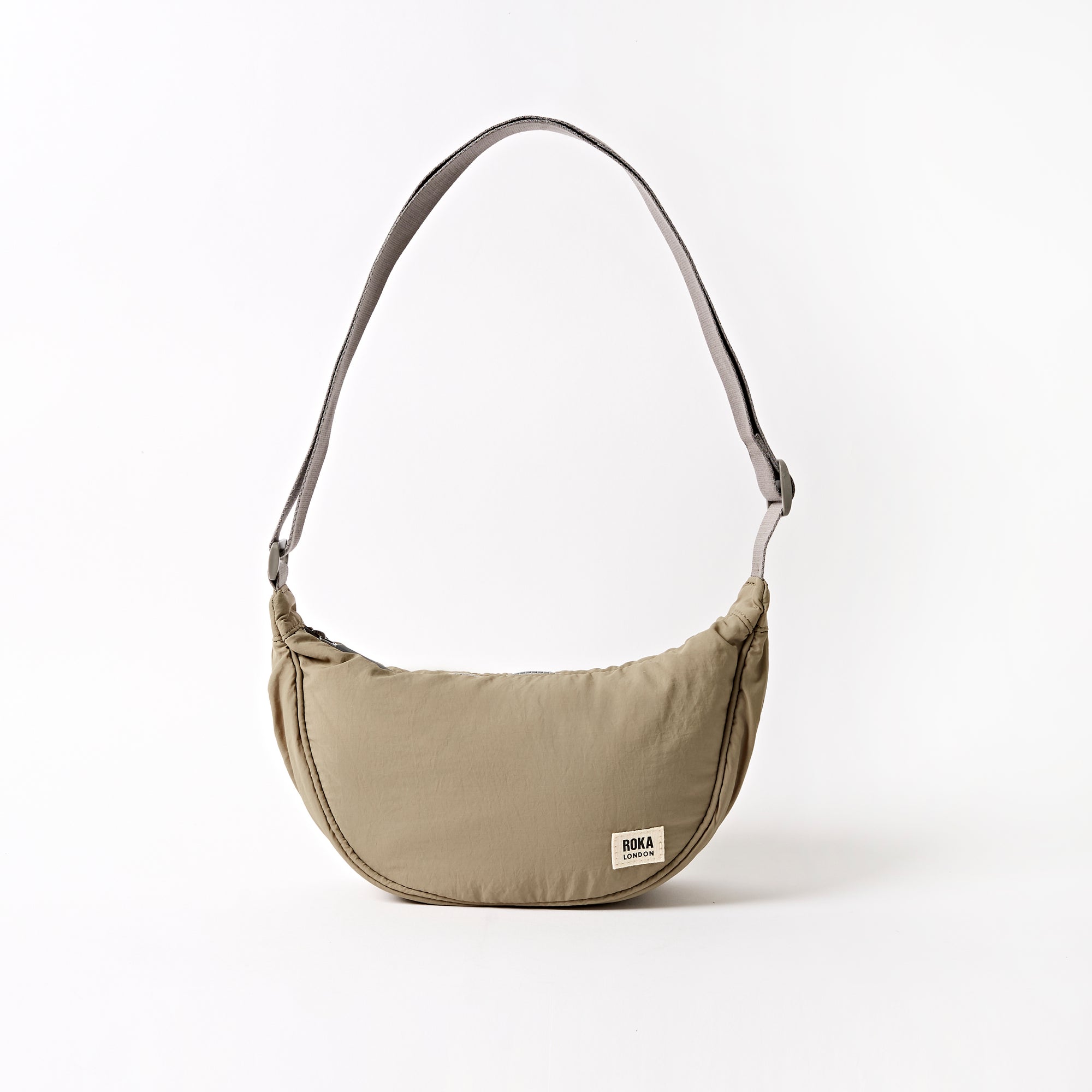 ROKA Farringdon Taupe Recycled Taslon Bag