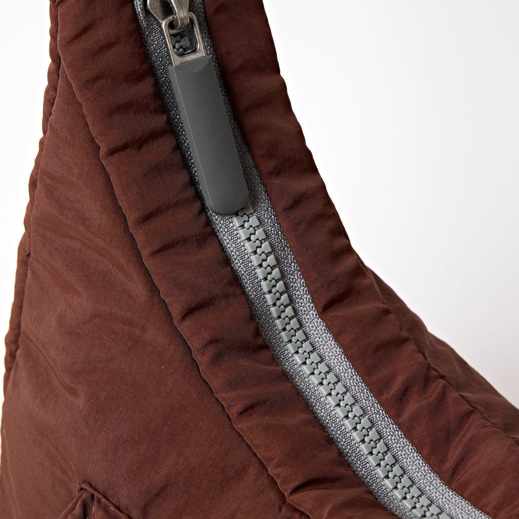 ROKA Belsize Chocolate Small Recycled Taslon Bag