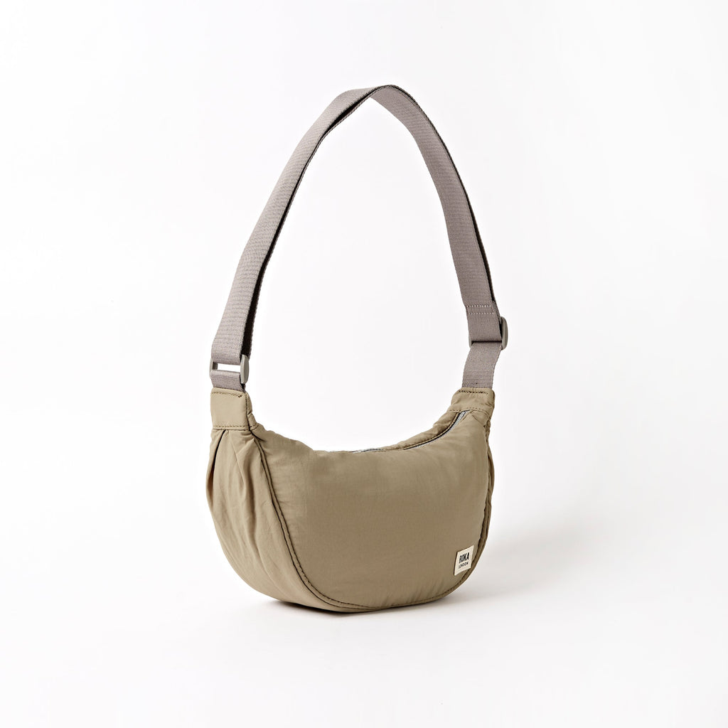 ROKA Farringdon Taupe Recycled Taslon Bag