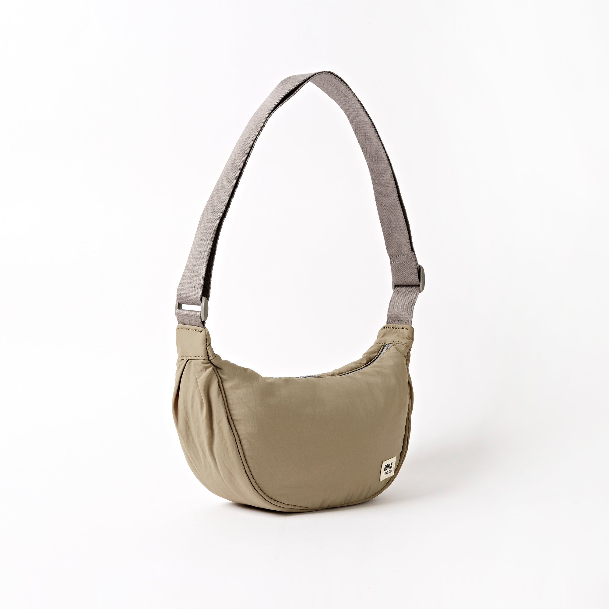 ROKA Farringdon Taupe Recycled Taslon Bag