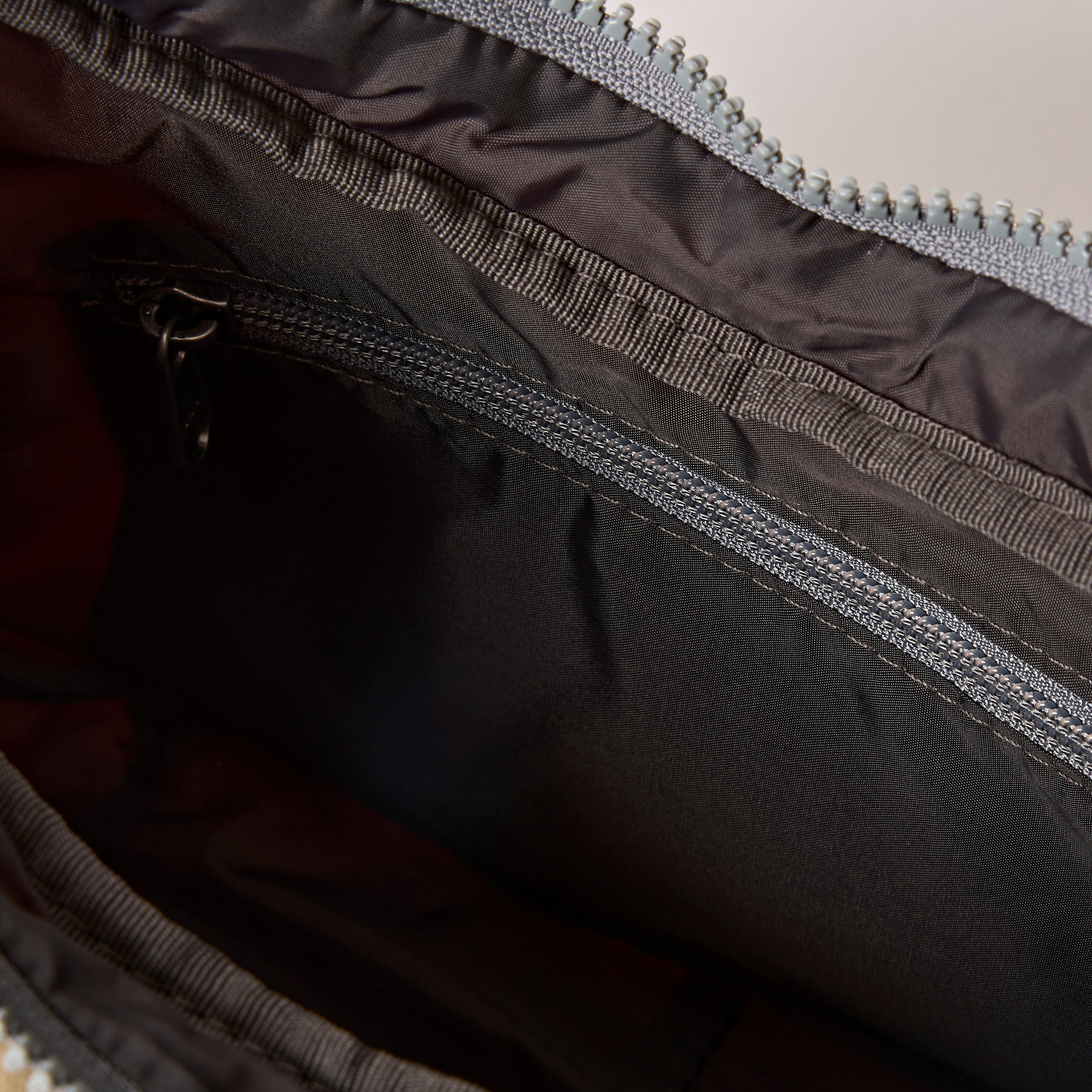 ROKA Belsize Taupe Small Recycled Taslon Bag