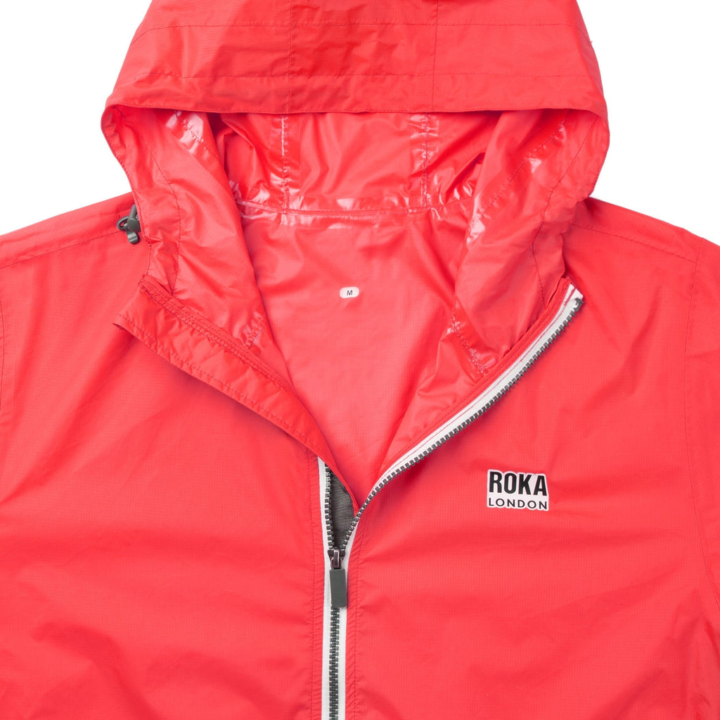 ROKA Holborn Rain Jacket | Poppy