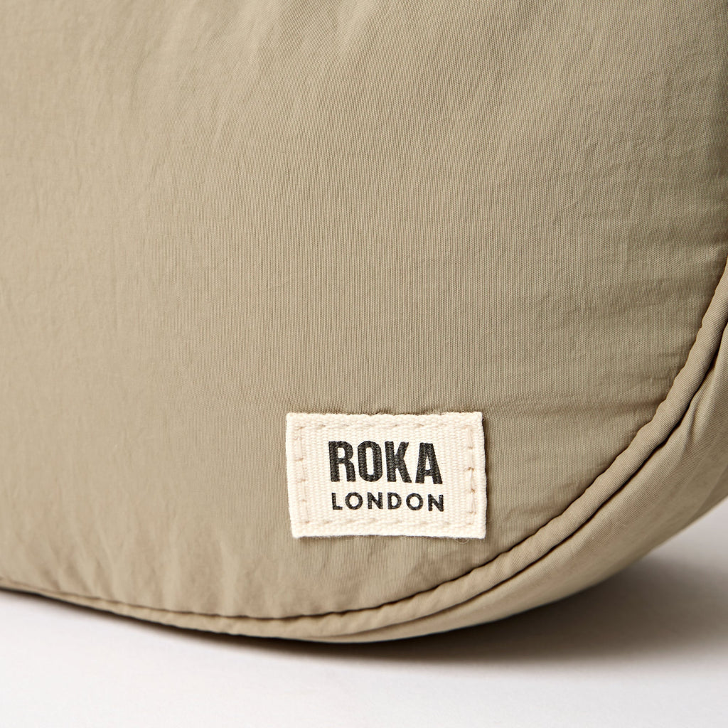 ROKA Farringdon Taupe Recycled Taslon Bag