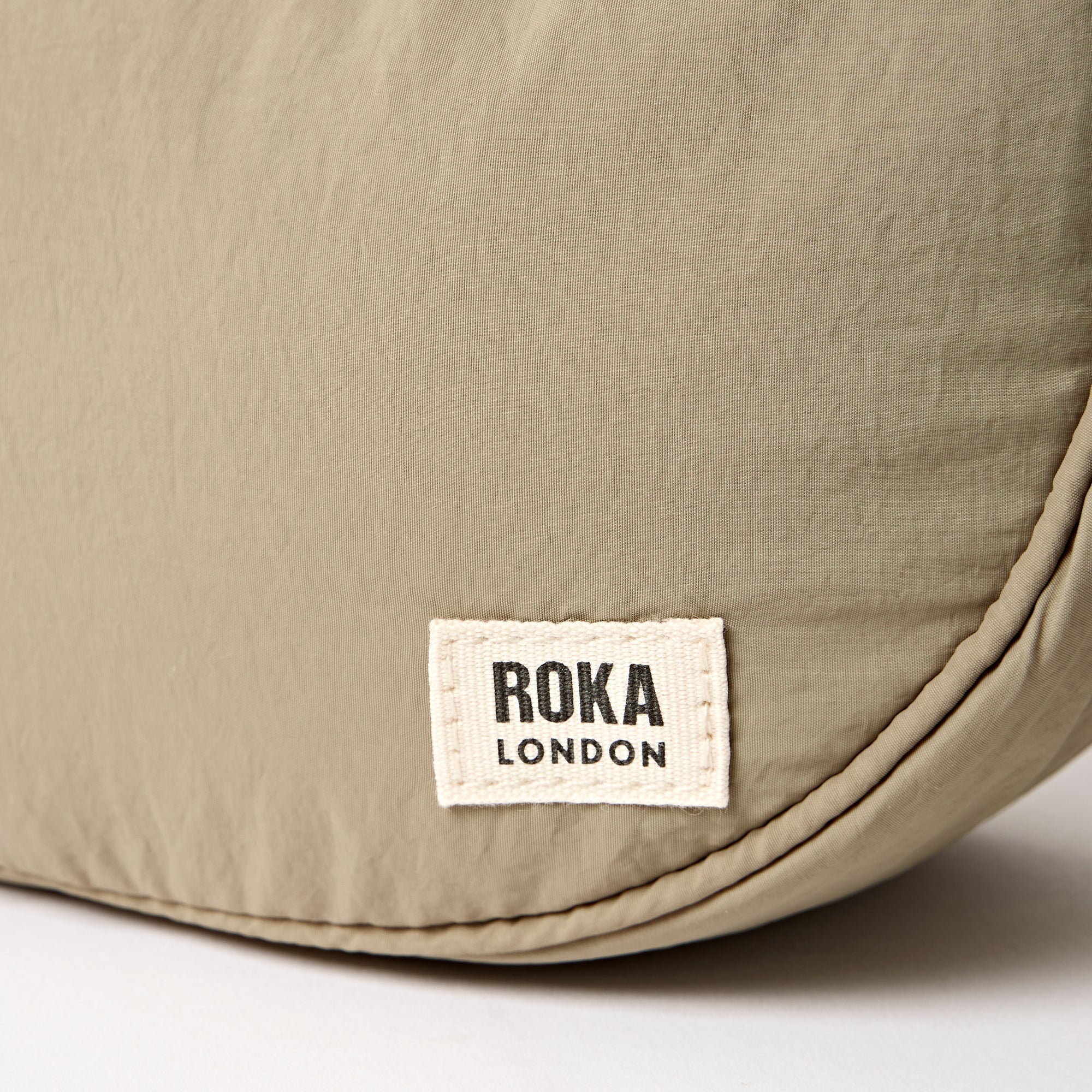 ROKA Farringdon Taupe Recycled Taslon Bag