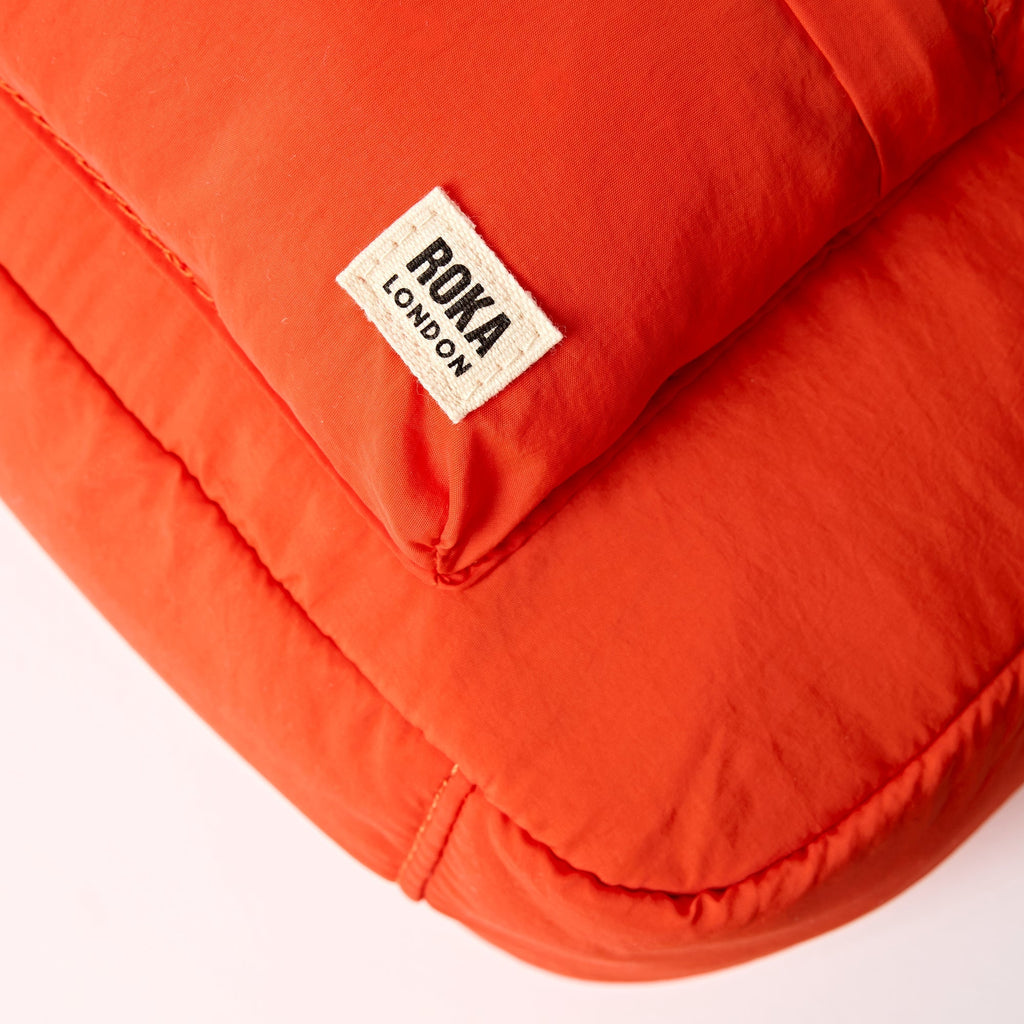 ROKA Belsize Tangerine Small Recycled Taslon Bag