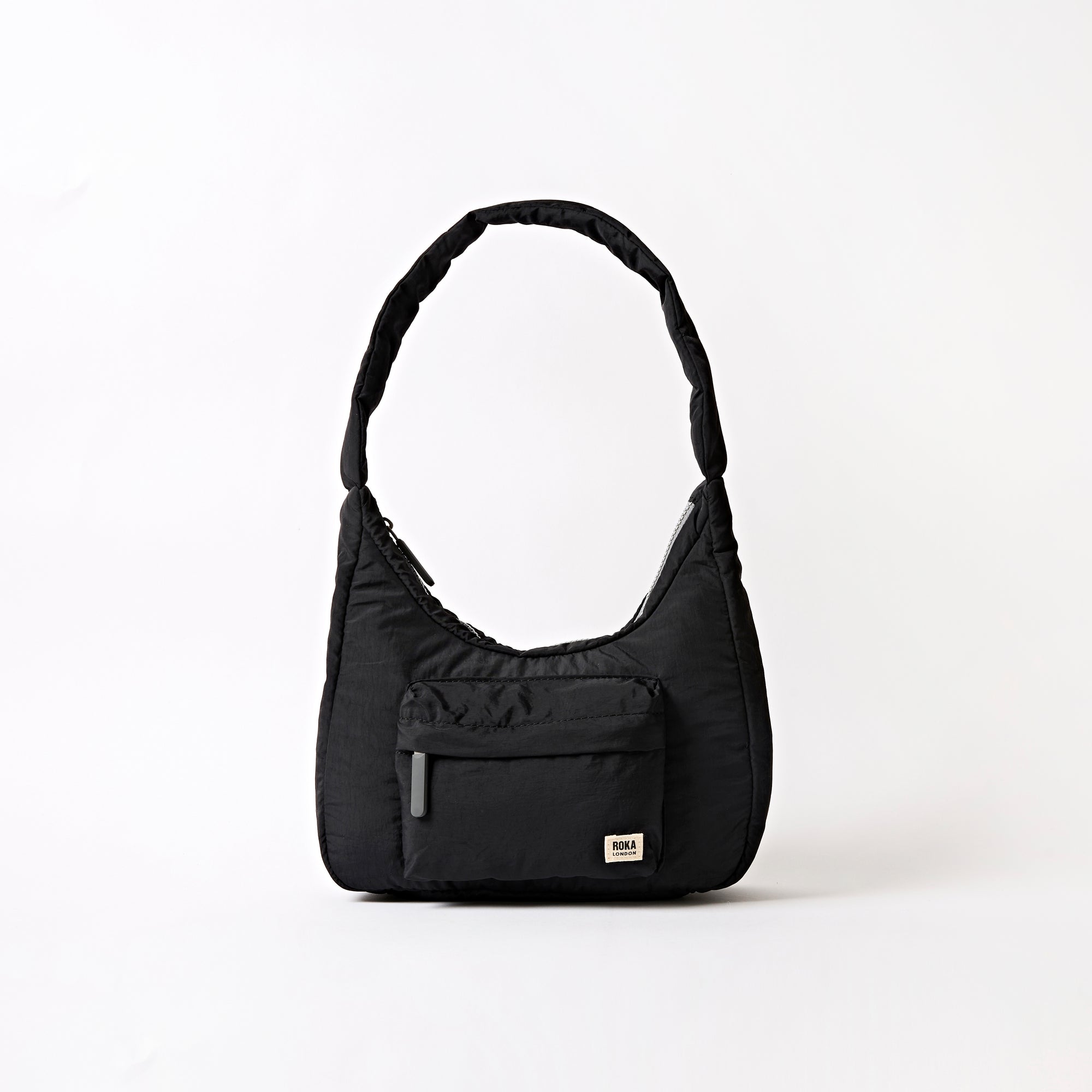 ROKA Belsize Black Small Recycled Taslon Bag
