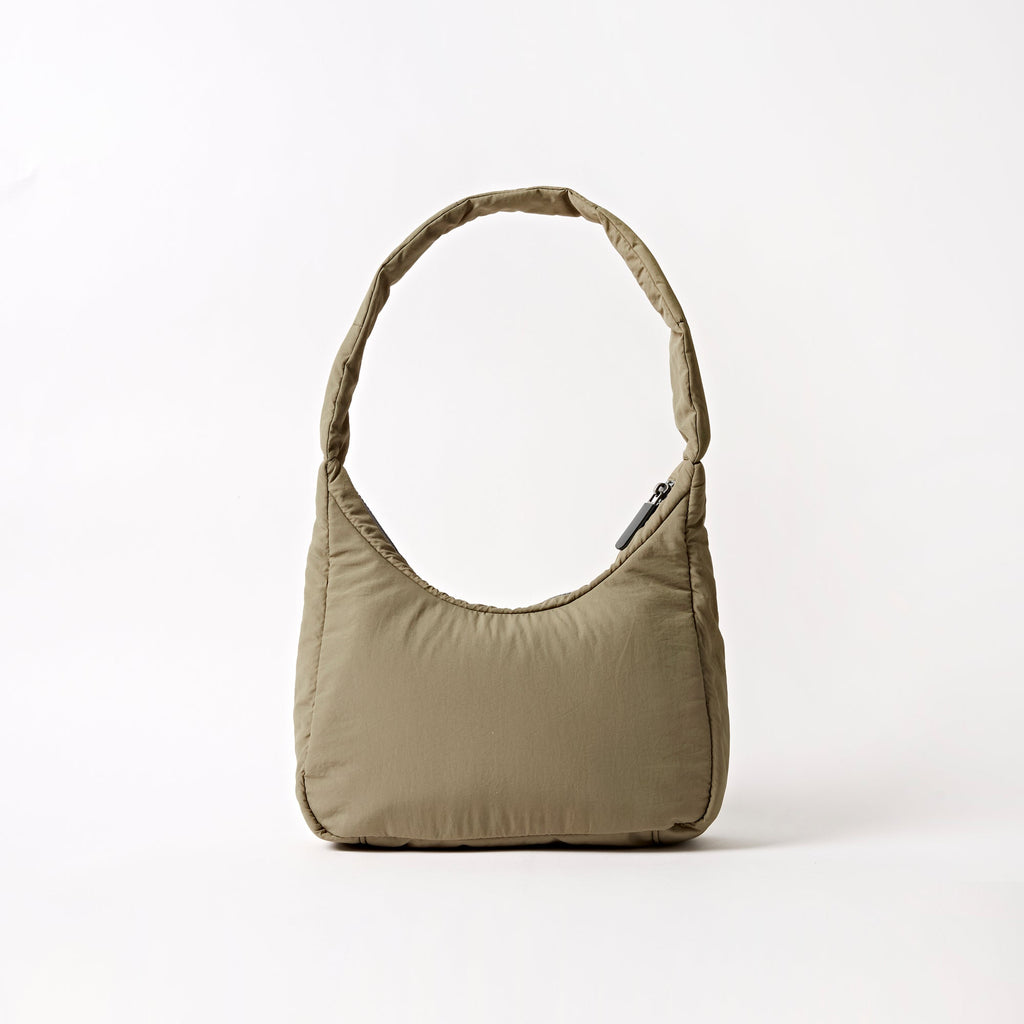 ROKA Belsize Taupe Small Recycled Taslon Bag