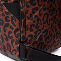 ROKA Canfield B Leopard Print Medium Recycled Canvas Bag