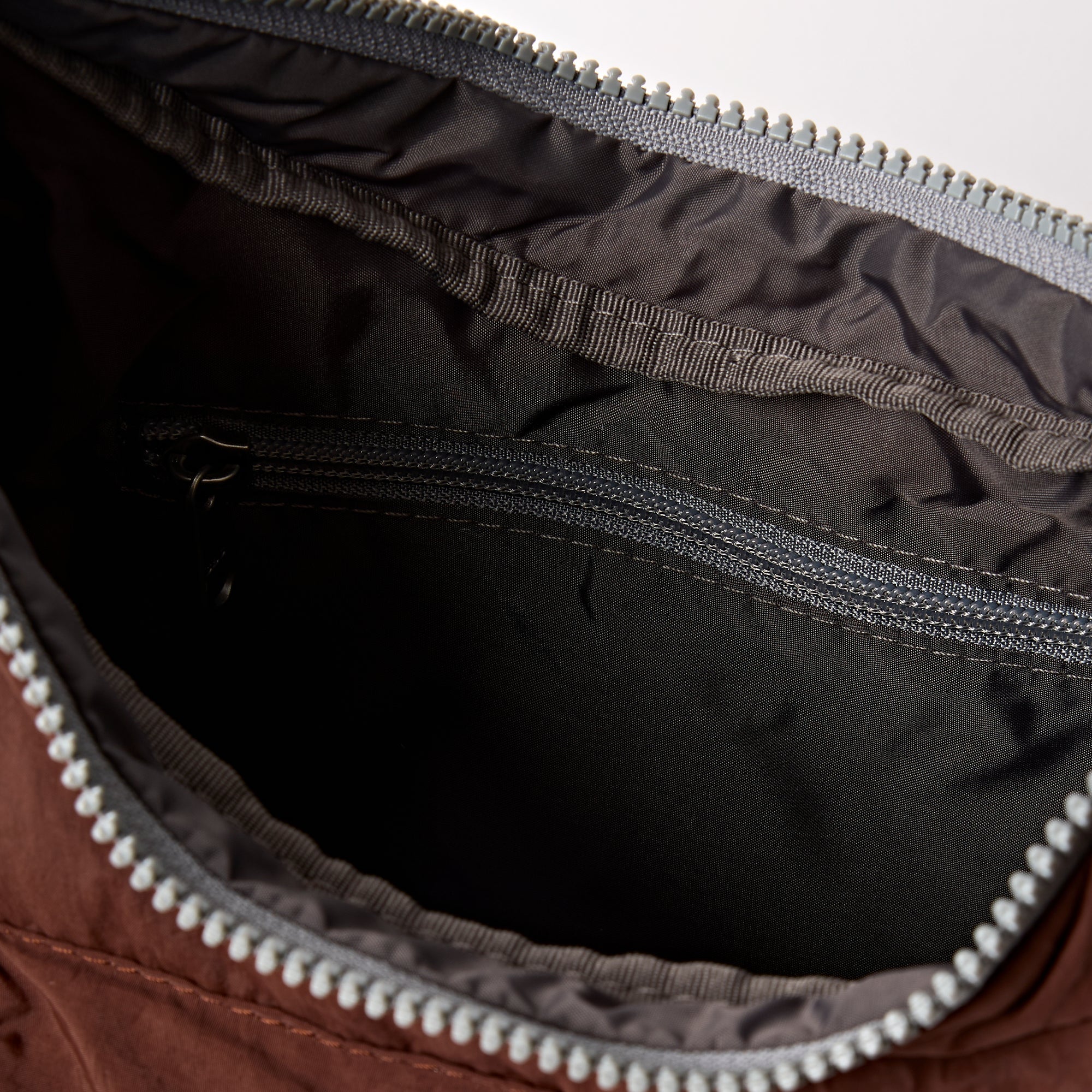 ROKA Belsize Chocolate Small Recycled Taslon Bag