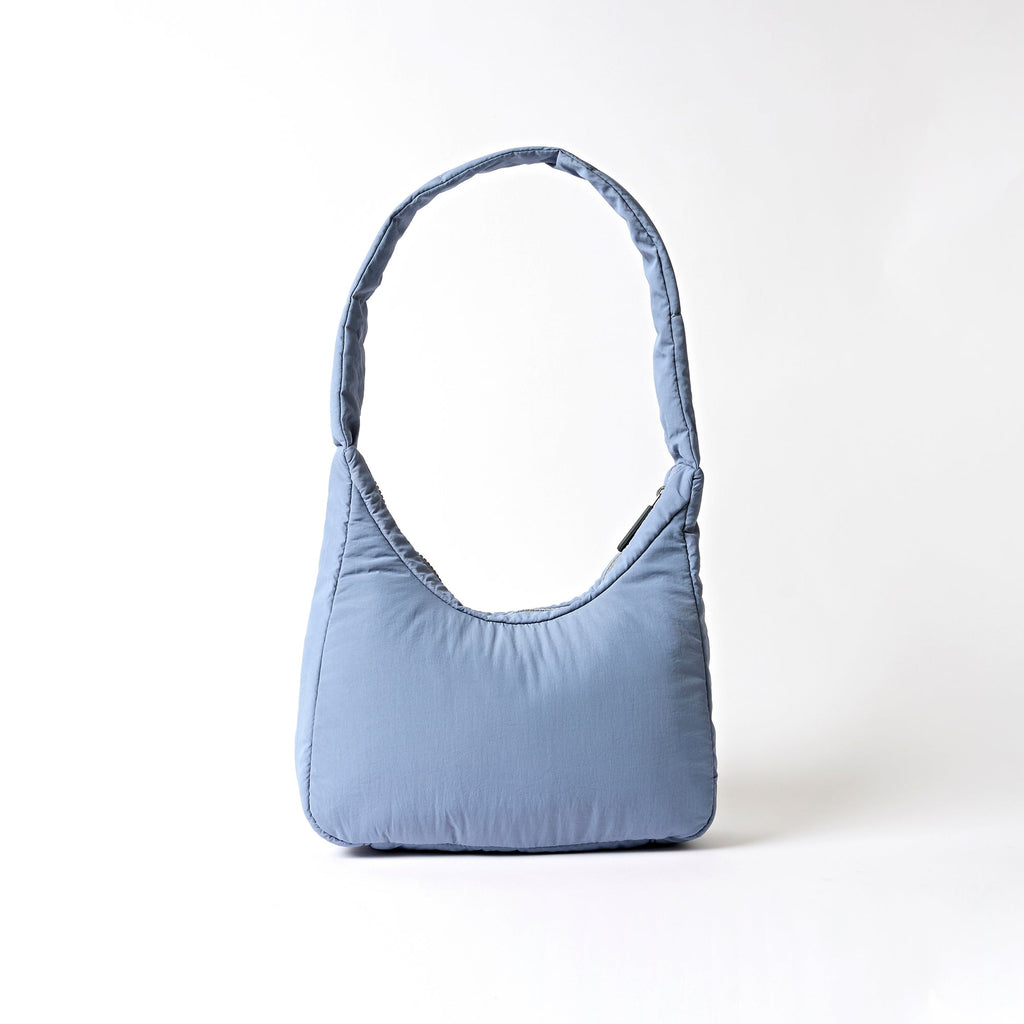 ROKA Belsize Retro Blue Small Recycled Taslon Bag