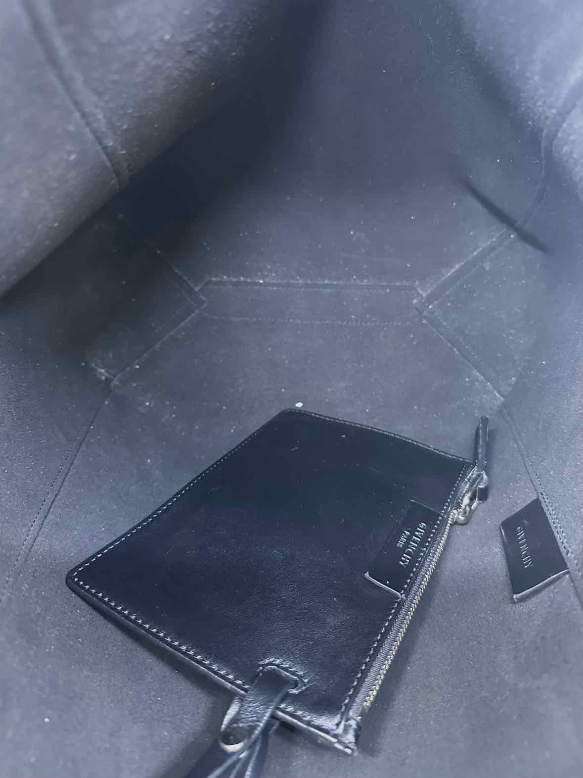 GIVENCHY black, white Leather Tote
