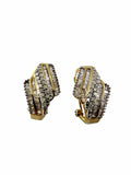 14K Diamond Pierced Earrings