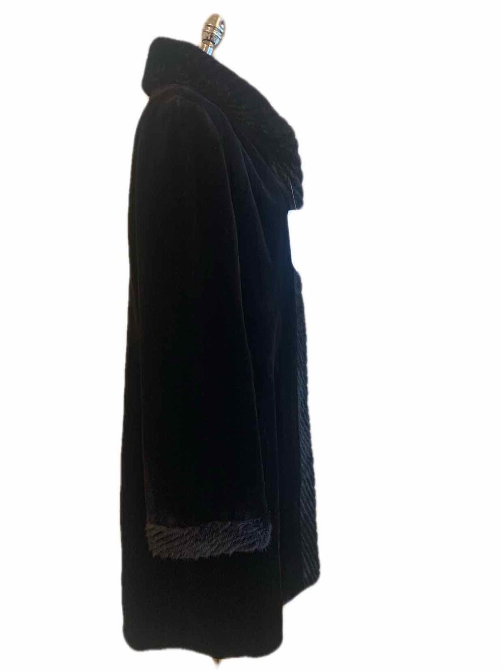 NL Black Fur Coat | M