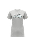 BF Colour Block Dog T-shirt in Grey