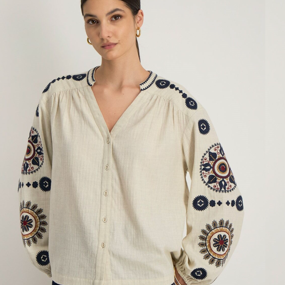 Stella Forest Omira Blouse - Ecru