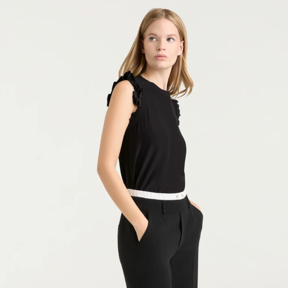 Cinq à Sept Lenore Top - Black