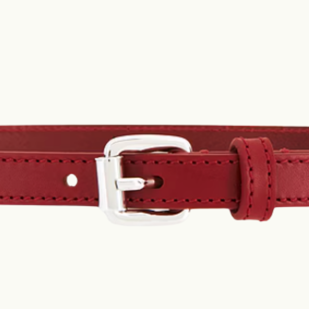 Isabel Marant Chelsea Belt - Deep Red