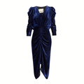 Isabel Marant Nemil Dress - Blue Night Devoré