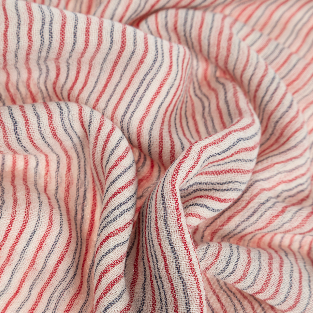 Isabel Marant Zenila Scarf - Ecru/Red