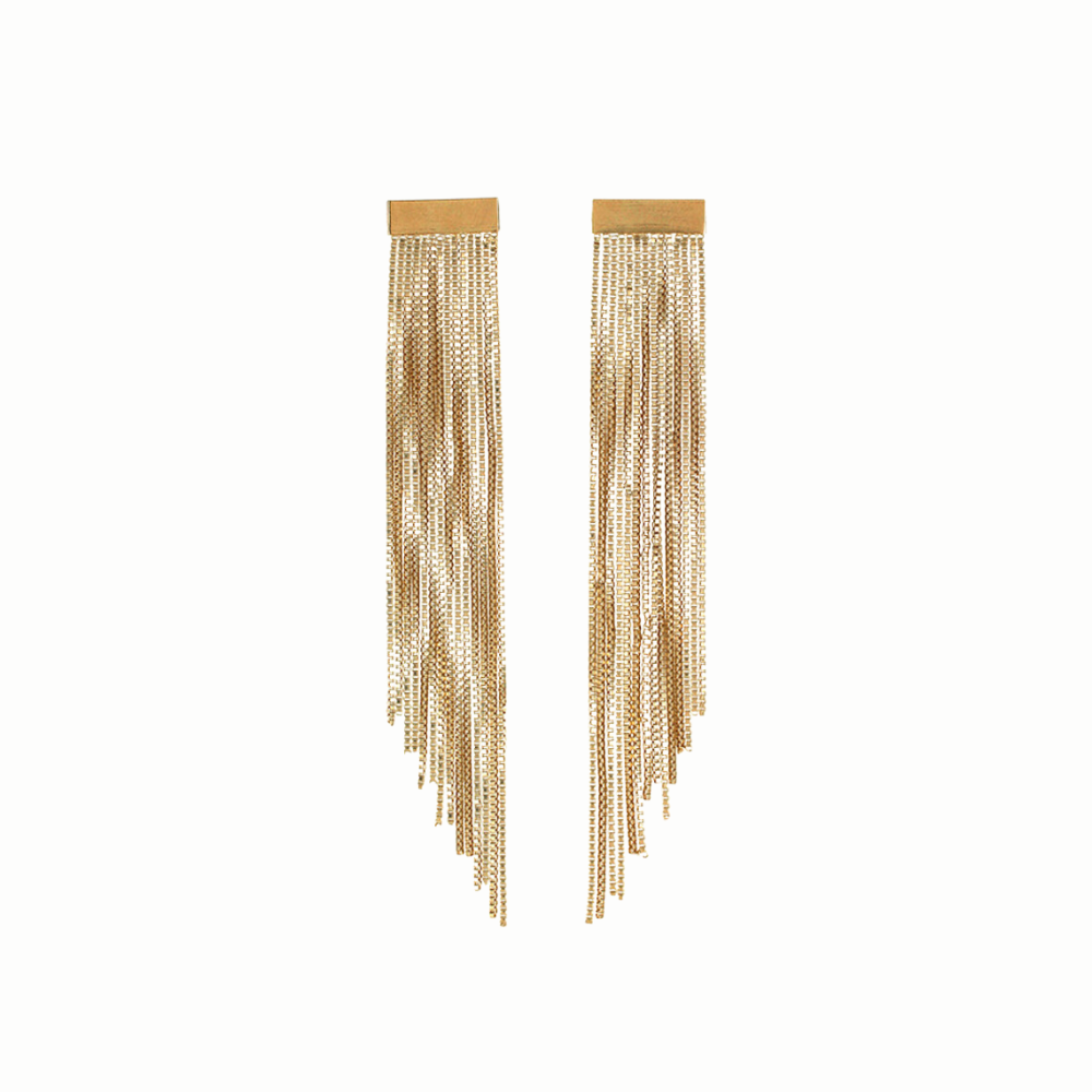 Laurence Cascade Fringe Earrings