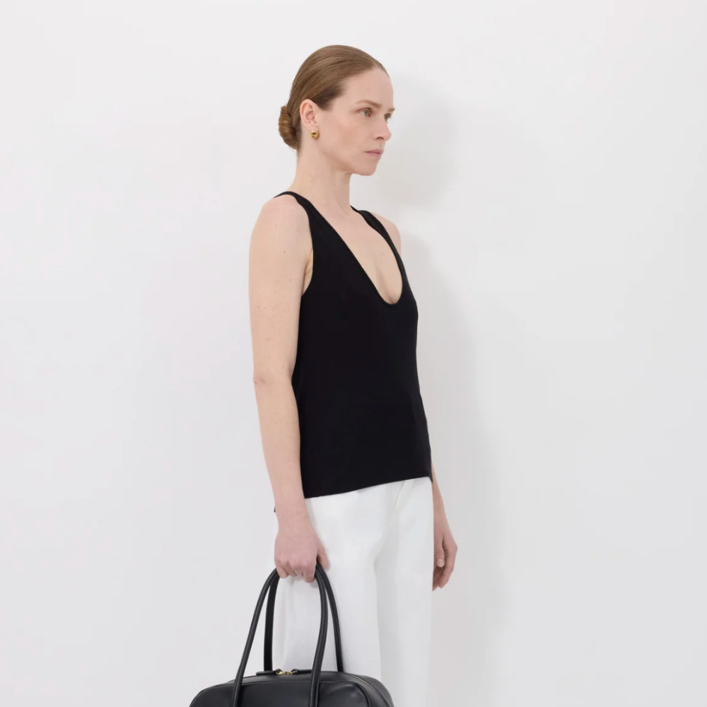 LouLou Albia Tank - Black
