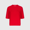 LouLou De Saison Dara Cashmere Top - Red
