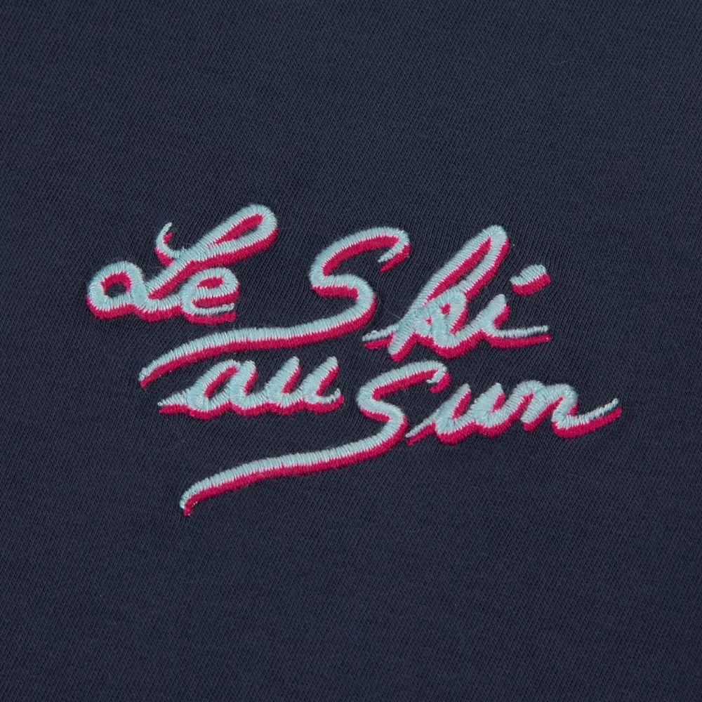 Maison Labiche Popincourt Ski au Sun T-Shirt - Midnight Blue