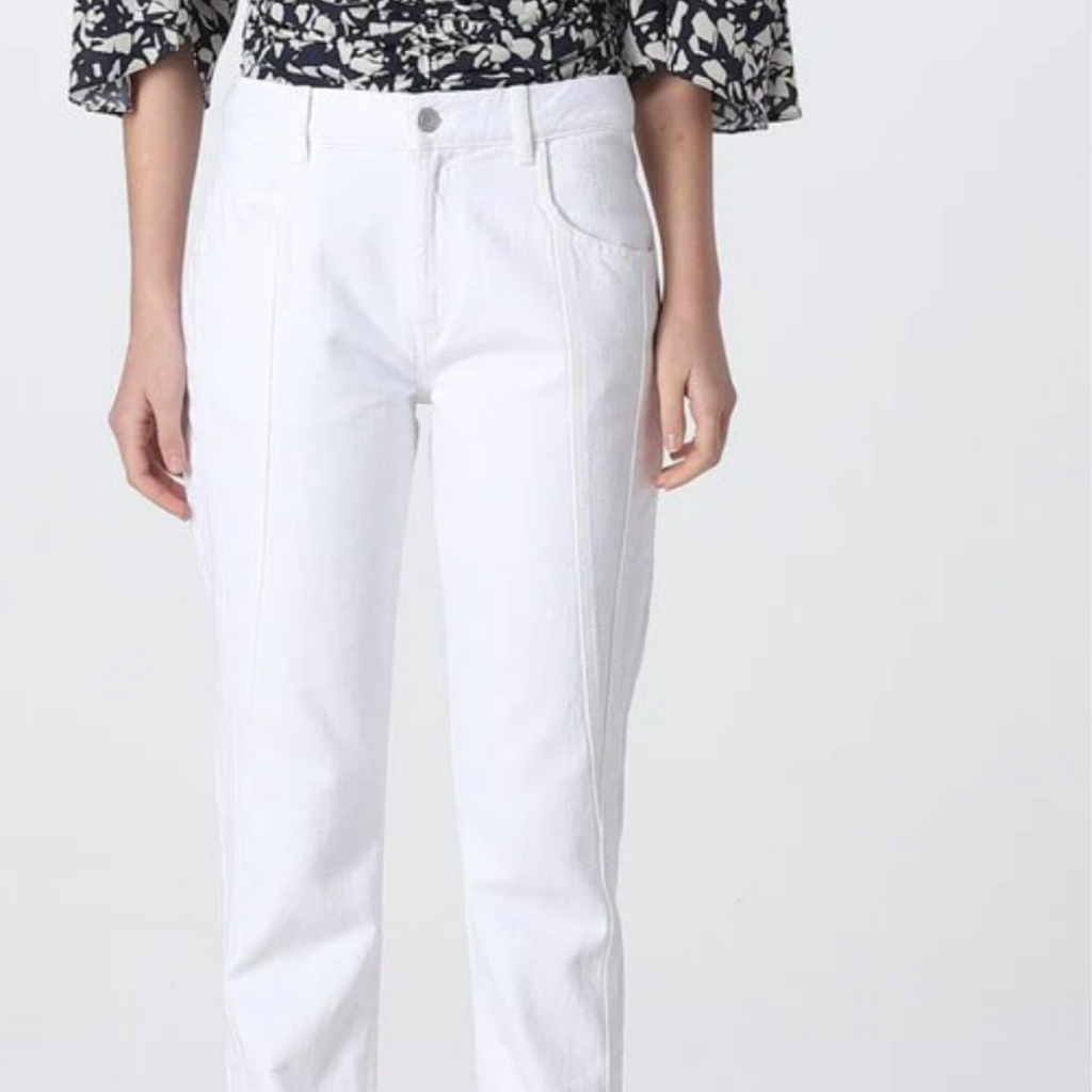 Marant Etoile Sulanoa Jeans - White