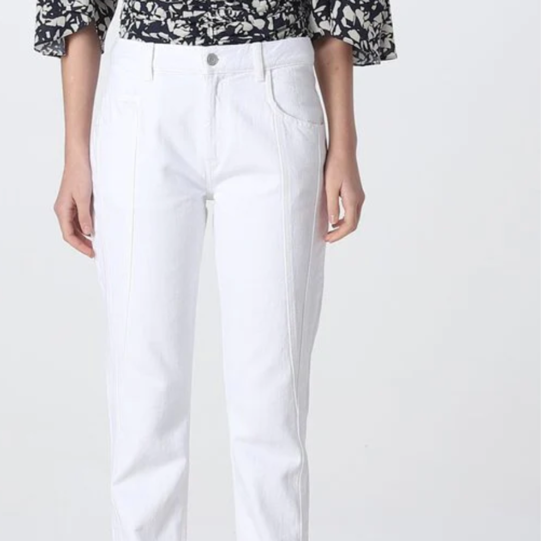 Marant Etoile Sulanoa Jeans - White