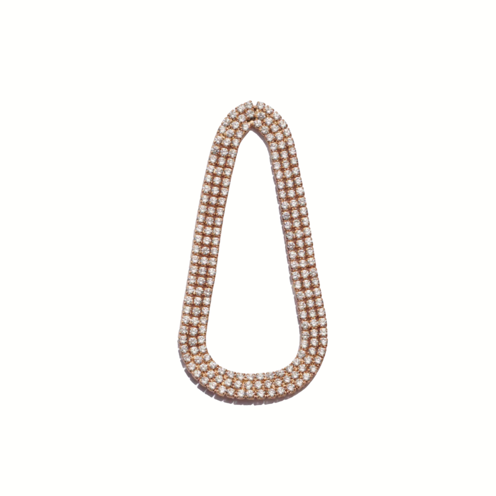 Marina Fossati Triangolo Earrings - Gold