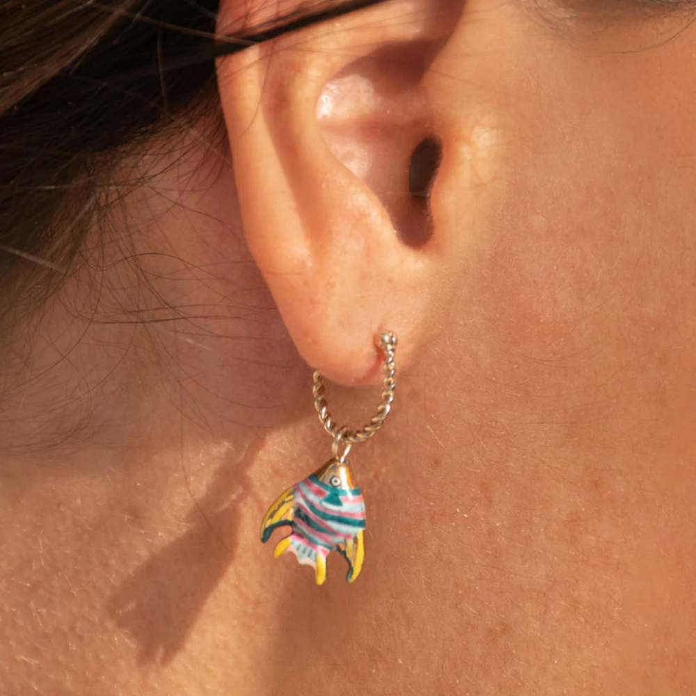 Nach Rainbow Fish Mini Earrings