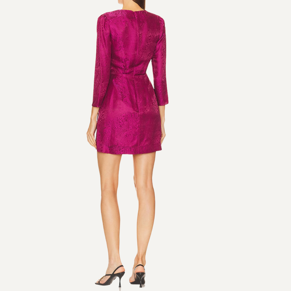 Saloni Tia Dress -  Berry Wine
