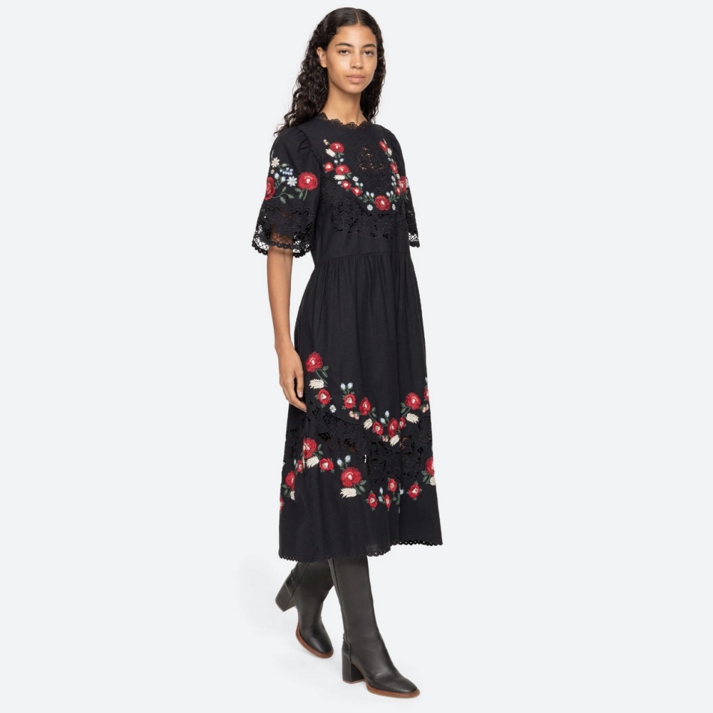 Sea NY Rosaline Dress - Black