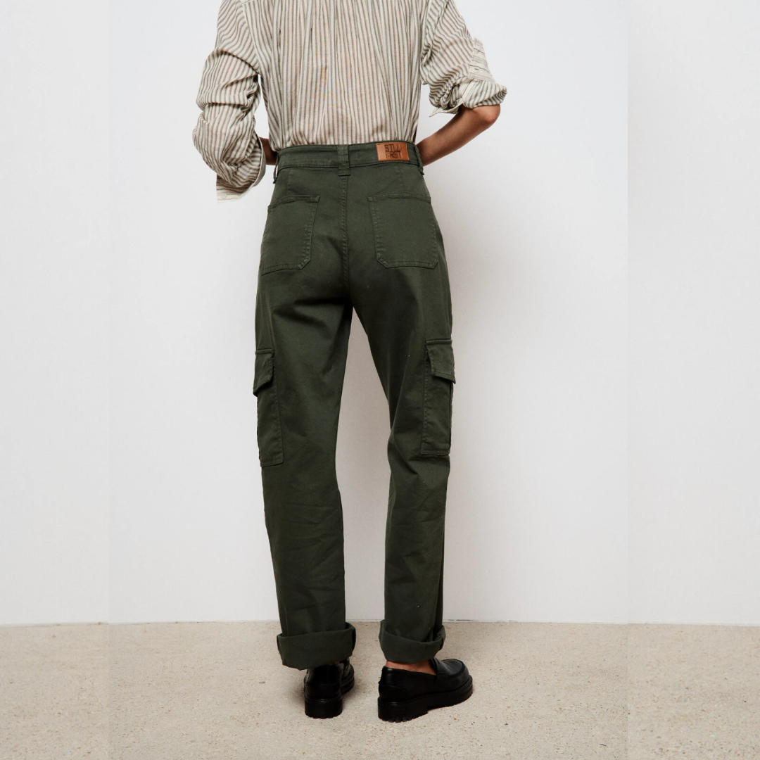 Stella Forest Denise Cargo Pants - Kaki