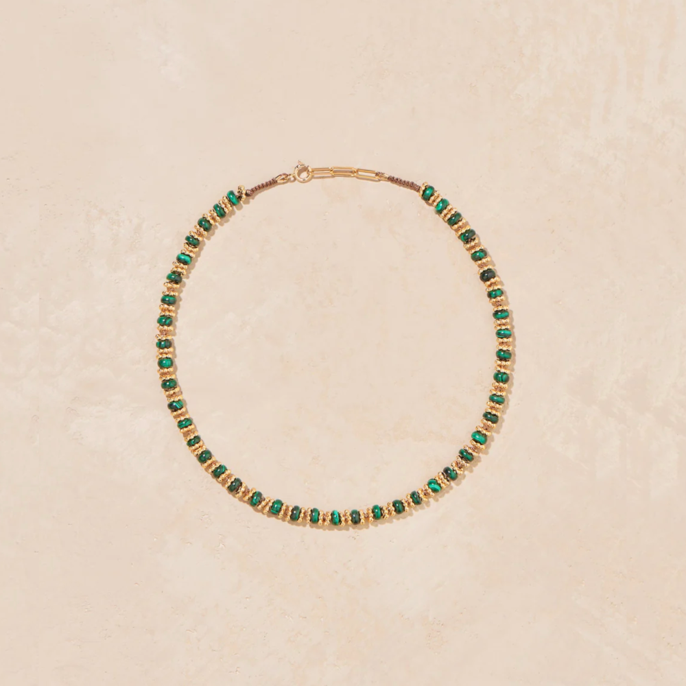 Tityaravy Big Kamala Bracelet - Malachite