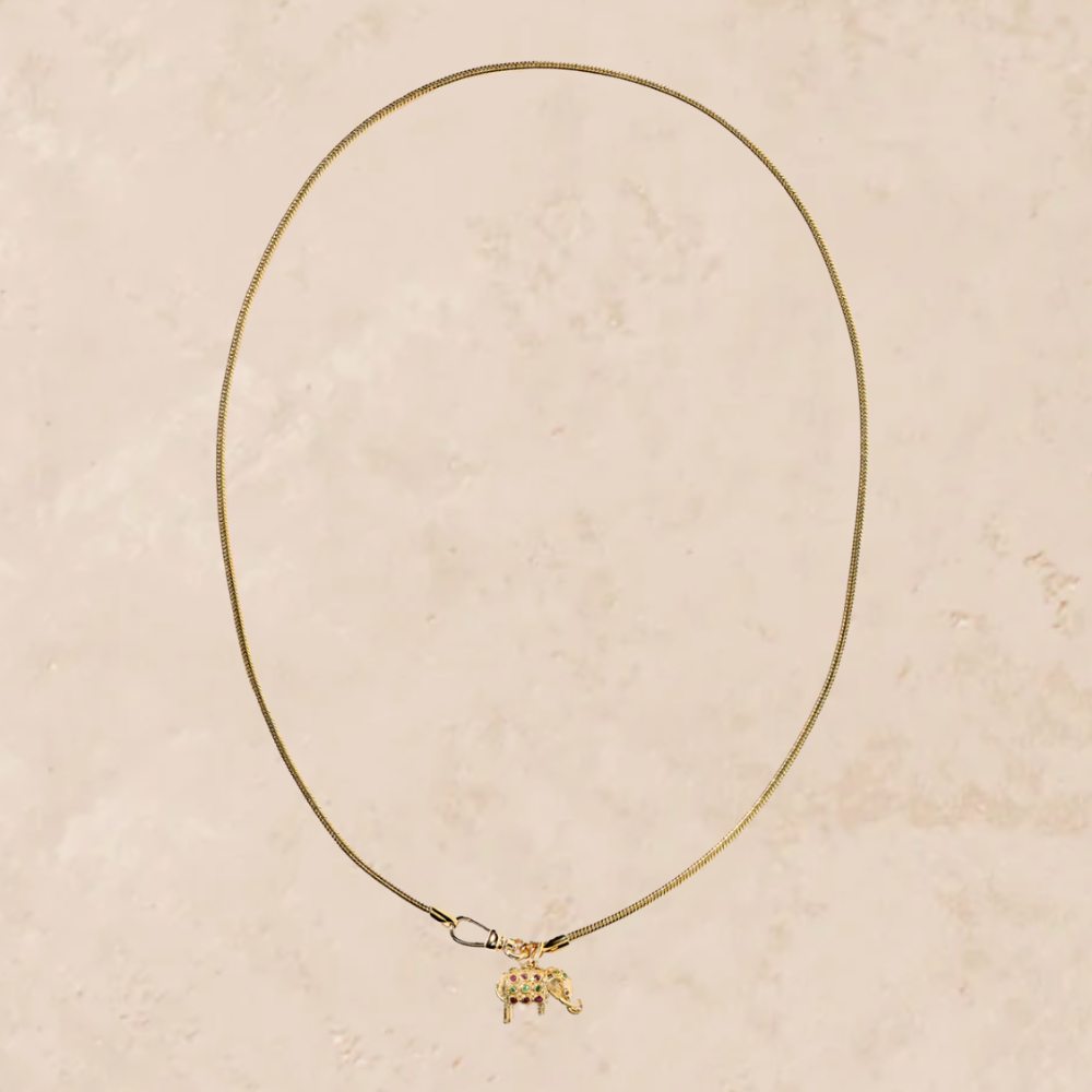 Tityaravy Gaja Chain Necklace - Gold