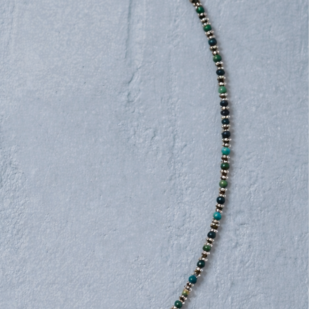 Tityaravy Kamala Necklace - Malachite