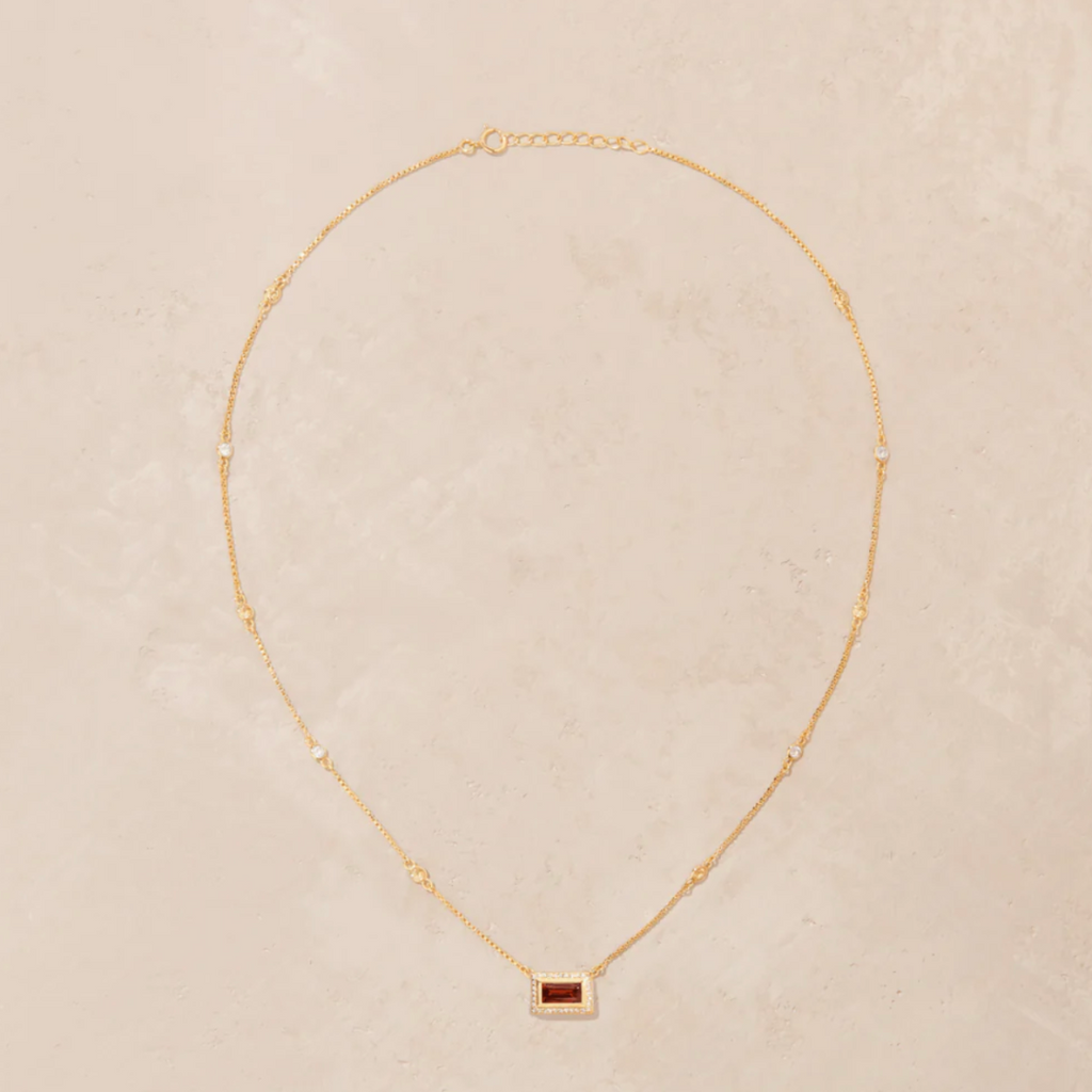 Tityaravy Meela Citrine Necklace