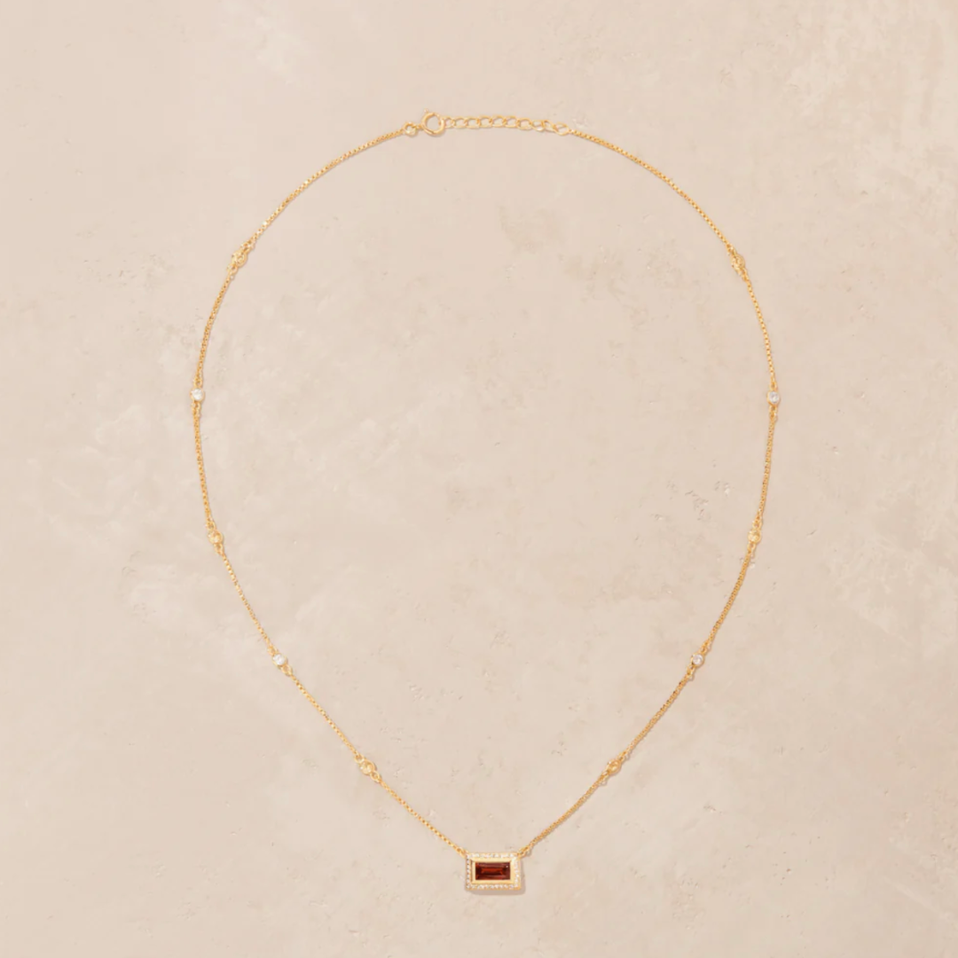 Tityaravy Meela Citrine Necklace