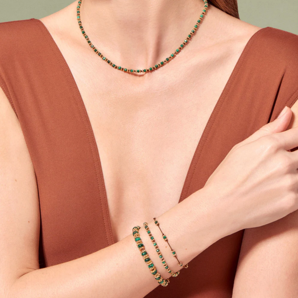 Tityaravy Seda Bracelet - Malachite