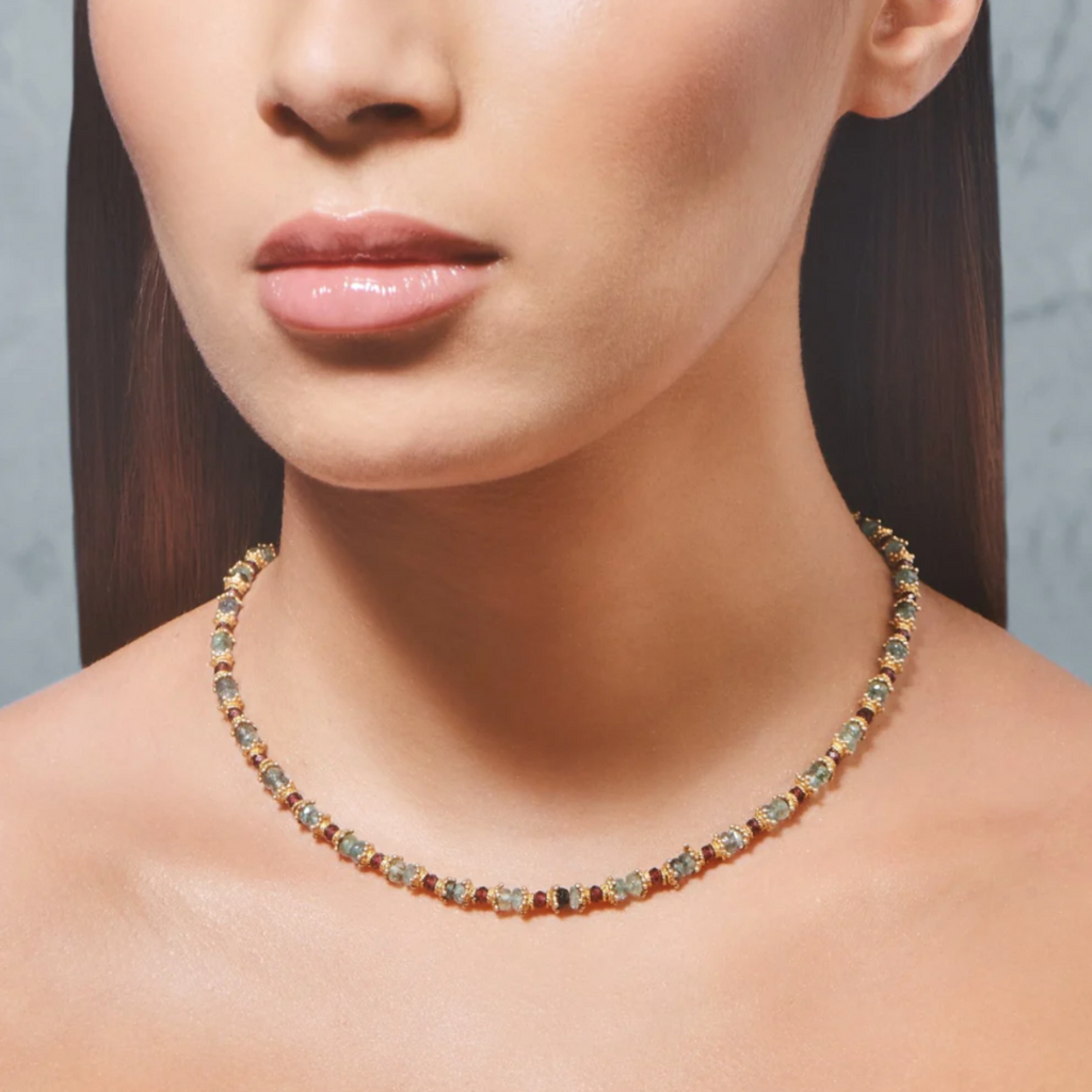 Tityaravy Sriphala Necklace - Tourmaline