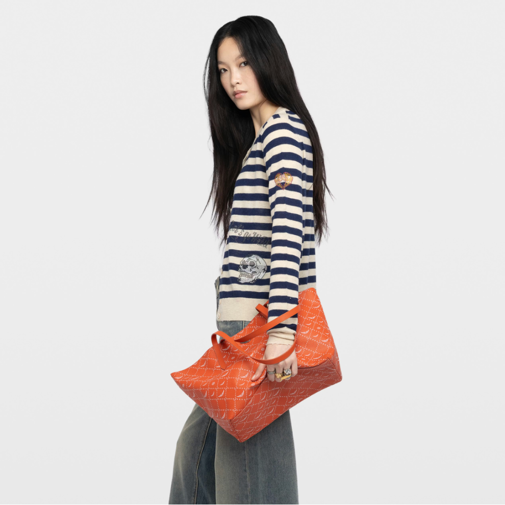 Zadig & Voltaire Missya Stripes Strass Cardigan - Marine
