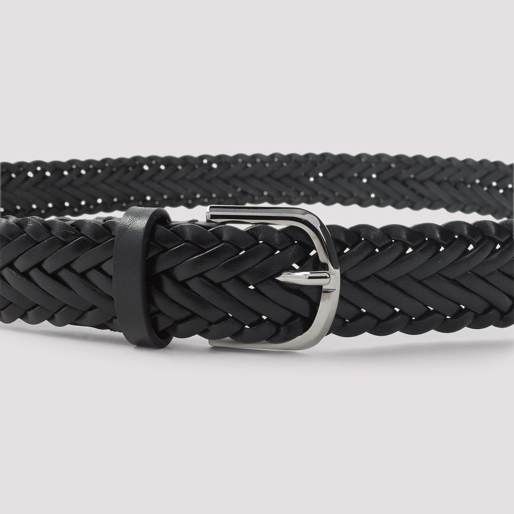 Woven Leather Belt
