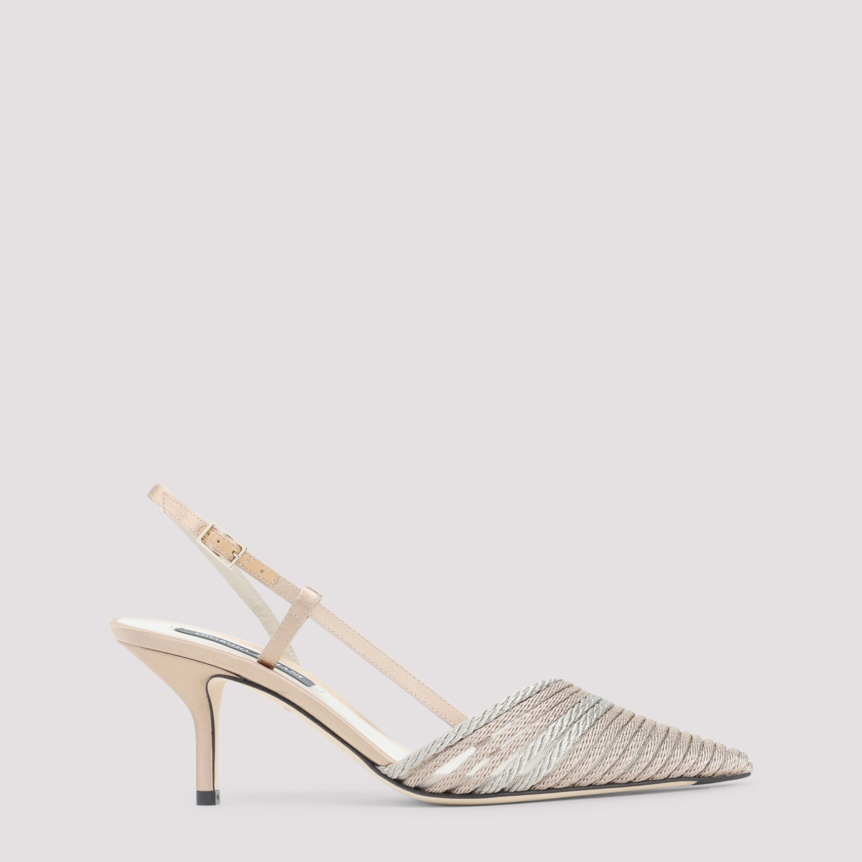 Satin Slingback