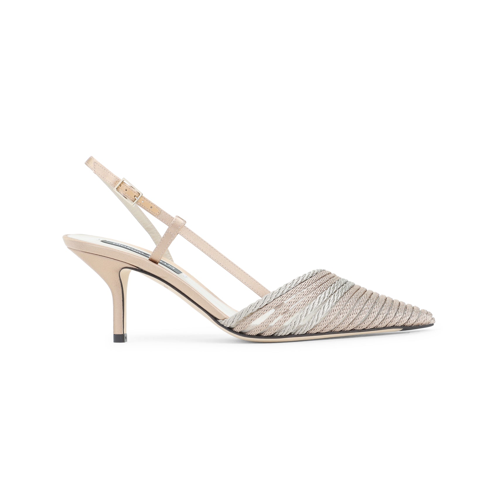 Satin Slingback