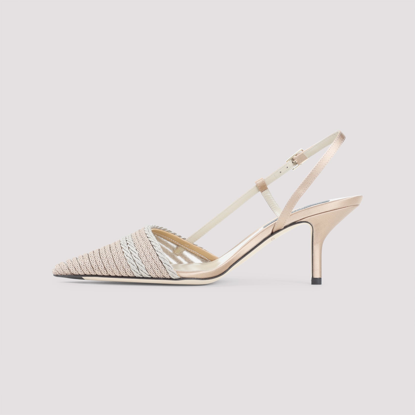 Satin Slingback