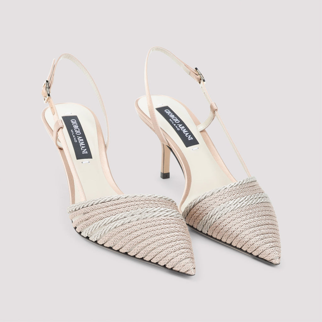 Satin Slingback