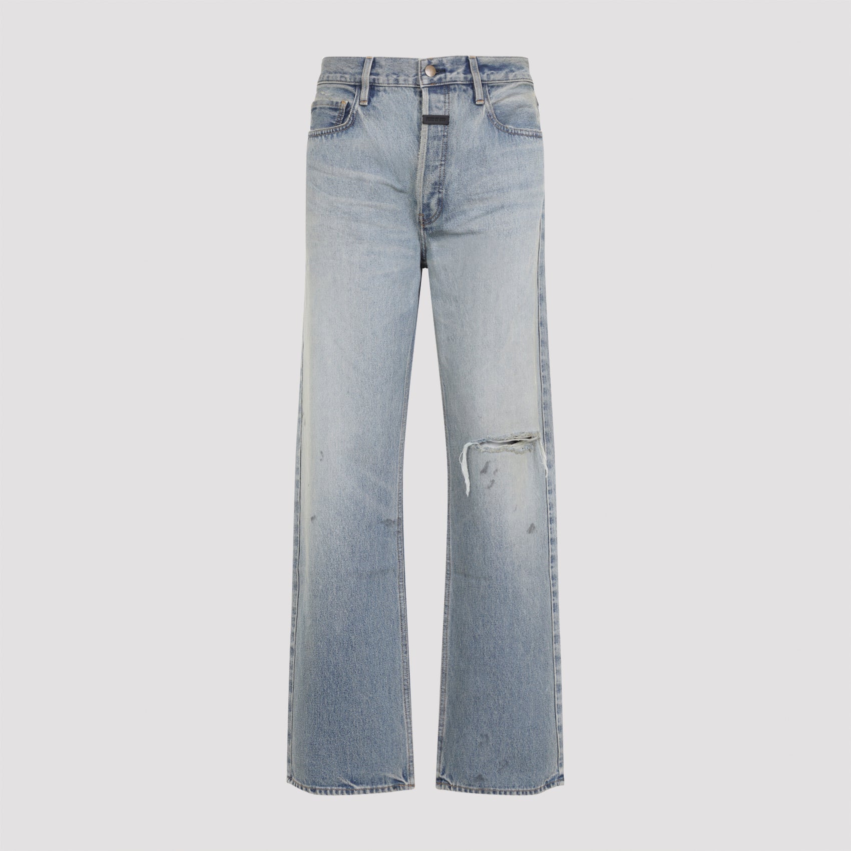 Straight 5 Pocket Jeans