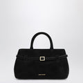 Le Cambon 25 black suede bag