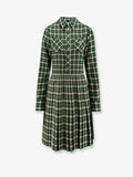 Tartan wool mini dress